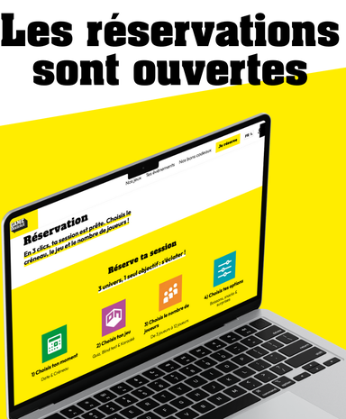 Ouverture des réservations !
