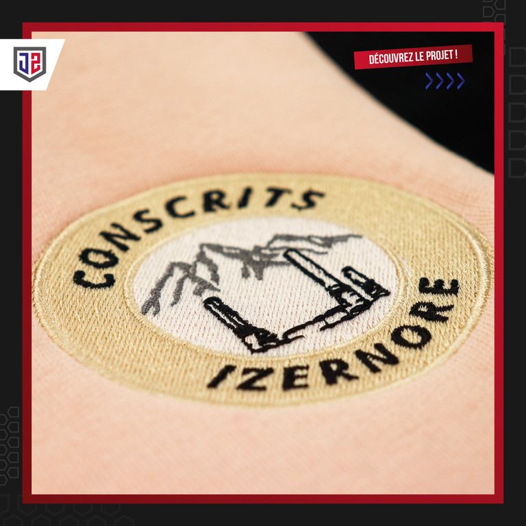 Une broderie qui célèbre Izernore ✨