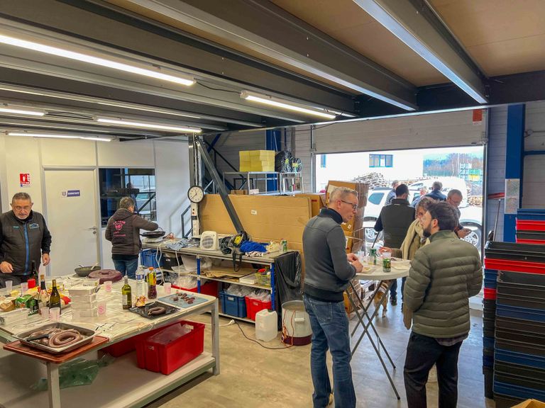 Evenement avec les clients chez JEQUIPE2 à Oyonnax