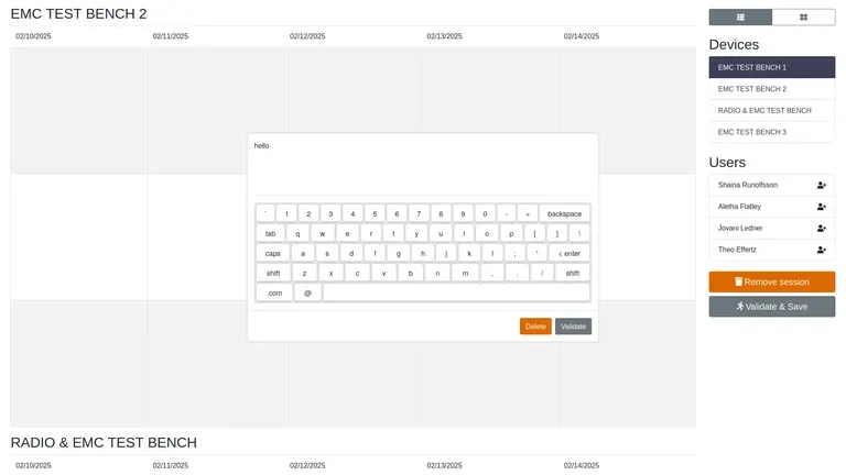 Somfy MagnetBoard - Application métier sur mesure