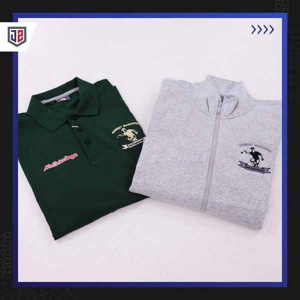 Sweat-shirt brodé et polo personnalisé