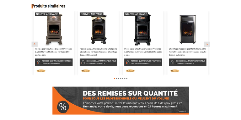 Proweltek Page produit
