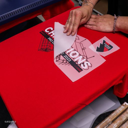 tshirt floqué pour oyonnax rugby pour le championnat de pro d2