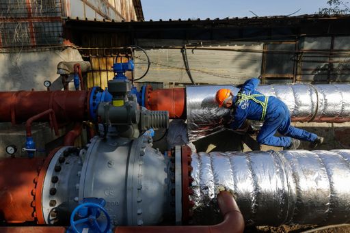 isoler une conduite métallique d'eau chaude