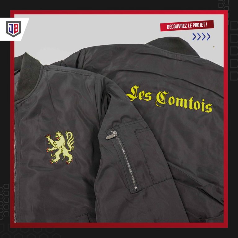 Le Lion de Franche-Comté, brodé avec fierté 🪡