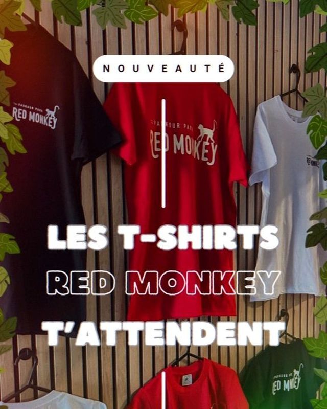 🐒🔥Représentez Red Monkey avec nos nouveaux T-shirts !💪