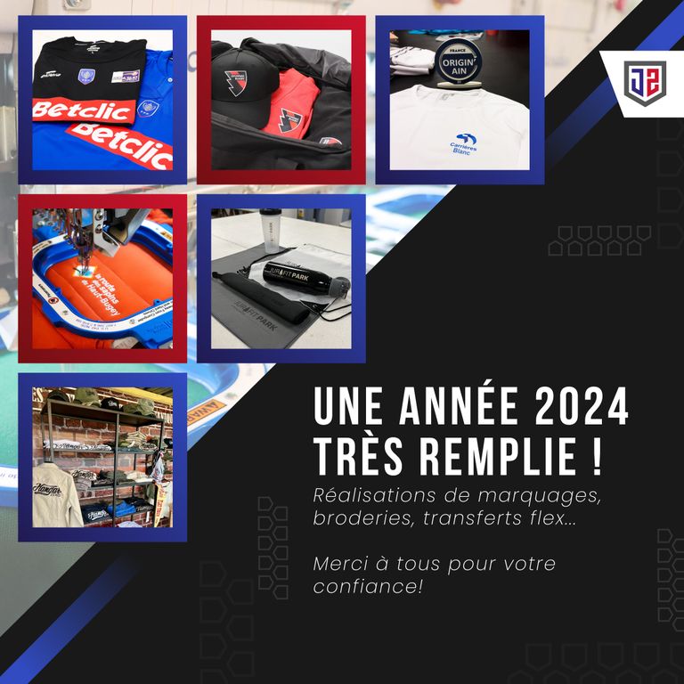 2024 : L'année où la personnalisation textile a pris une nouvelle dimension !