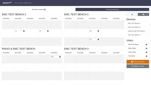 Somfy MagnetBoard - Application métier sur mesure