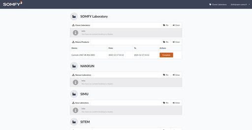 Somfy MyElab - Application métier pour l'industrie