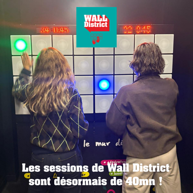 Les sessions de Wall District passent à 40mn !