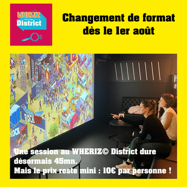 Le WHERIZ® District évolue